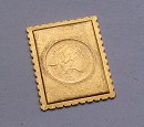 1980-as bélyegérem Szovjet-Magyar Közös Űrrepülés, arany bélyegérem